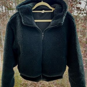 Fabletics Summit Teddy Jacket NWOT